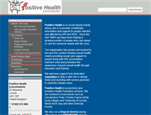 Tablet Screenshot of positivehealthlincs.com